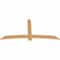 Ekena Millwork Bellingham Timber Gable Bracket, Western Red Cedar, 84"W x 42"H x 1 1/2"D x 5 1/2"F, 12/12 Pitch GBW084X42X0206BEL00SWR - alternate 2